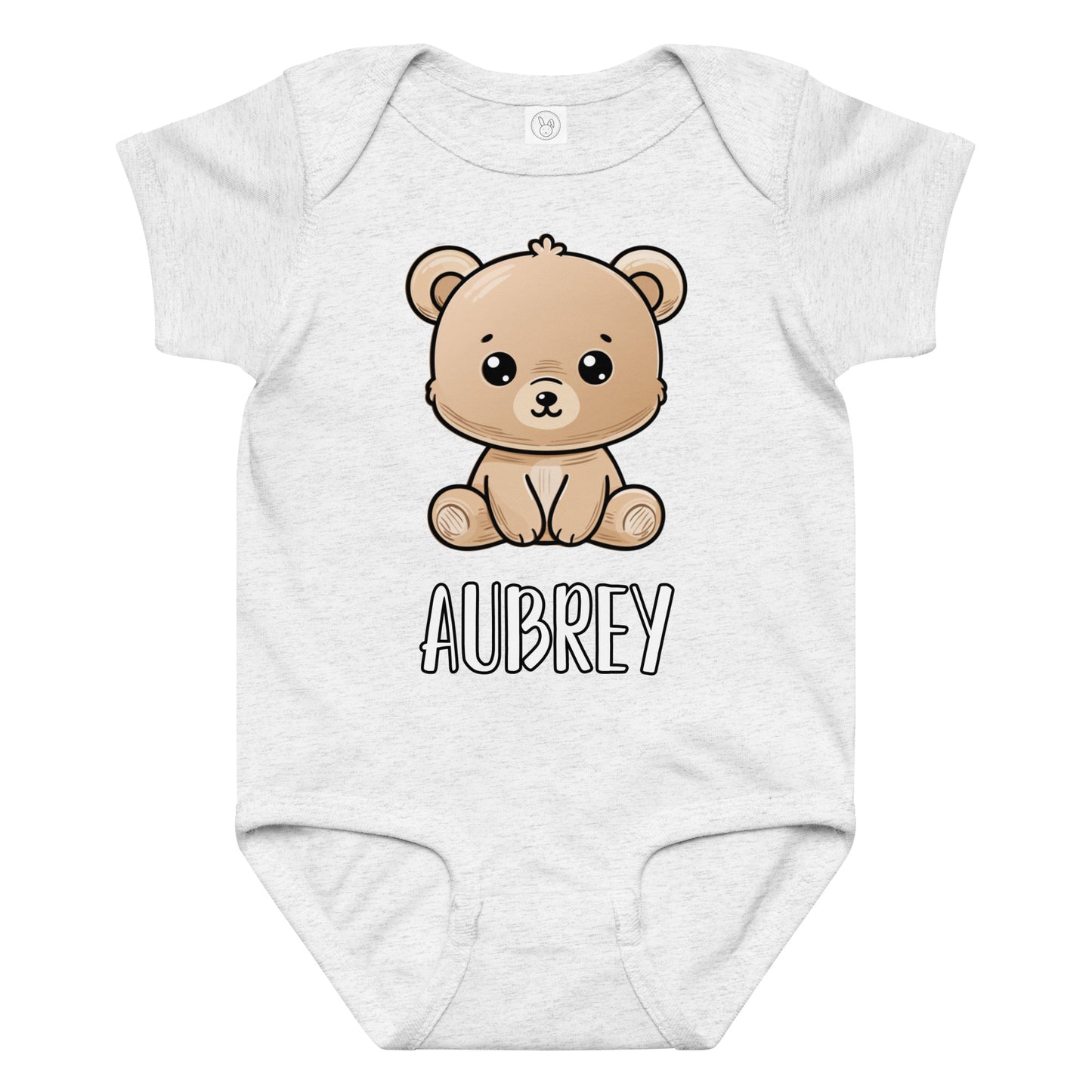 Personalized Baby Bear Infant bodysuit with childs name.