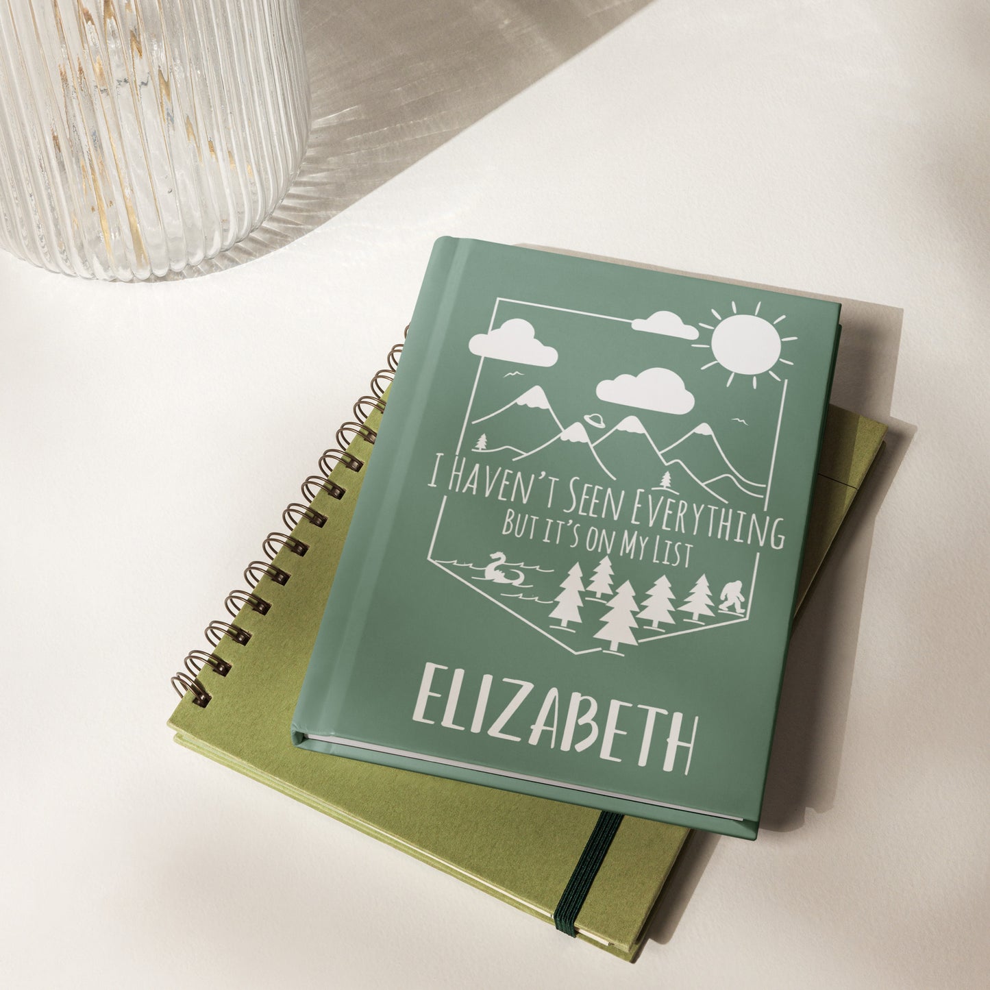 Personalized Adventure Travel Hardcover Journal