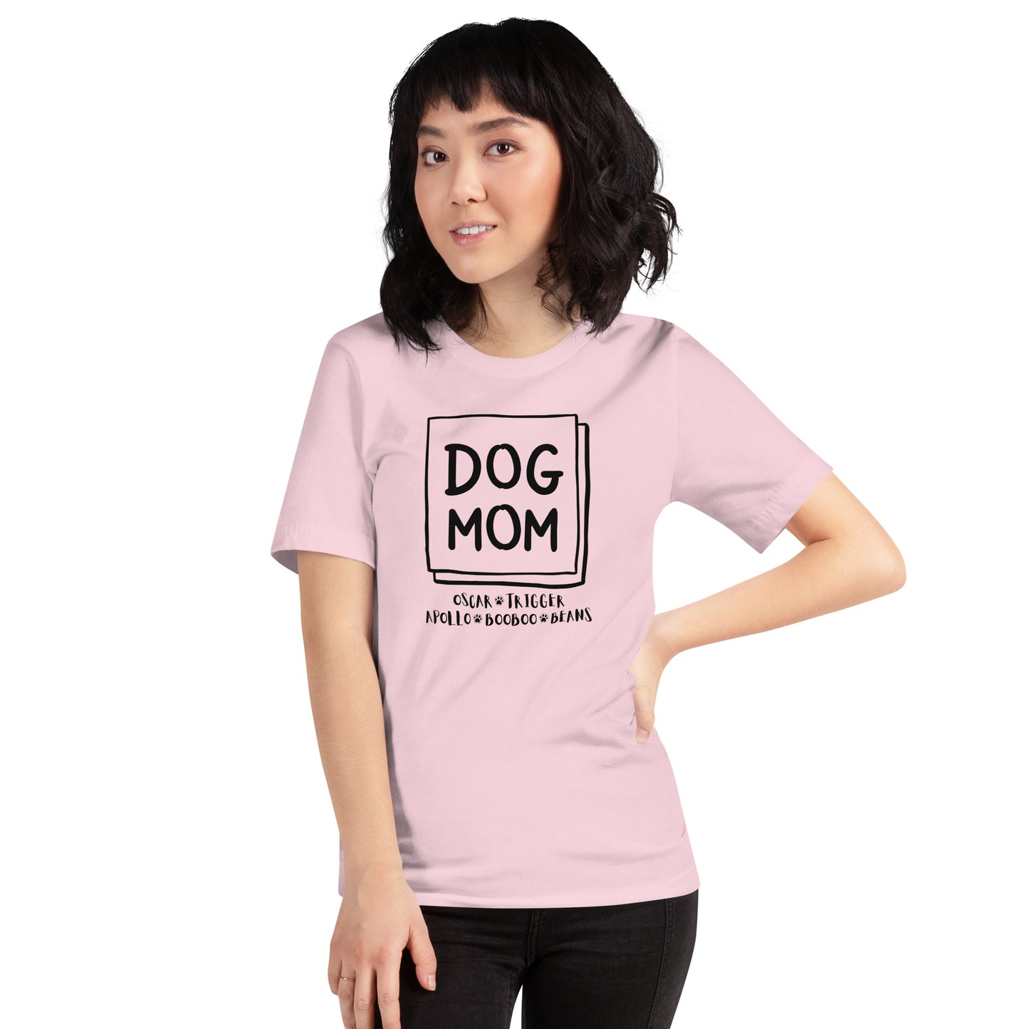 Personalized Dog Mom Unisex t-shirt