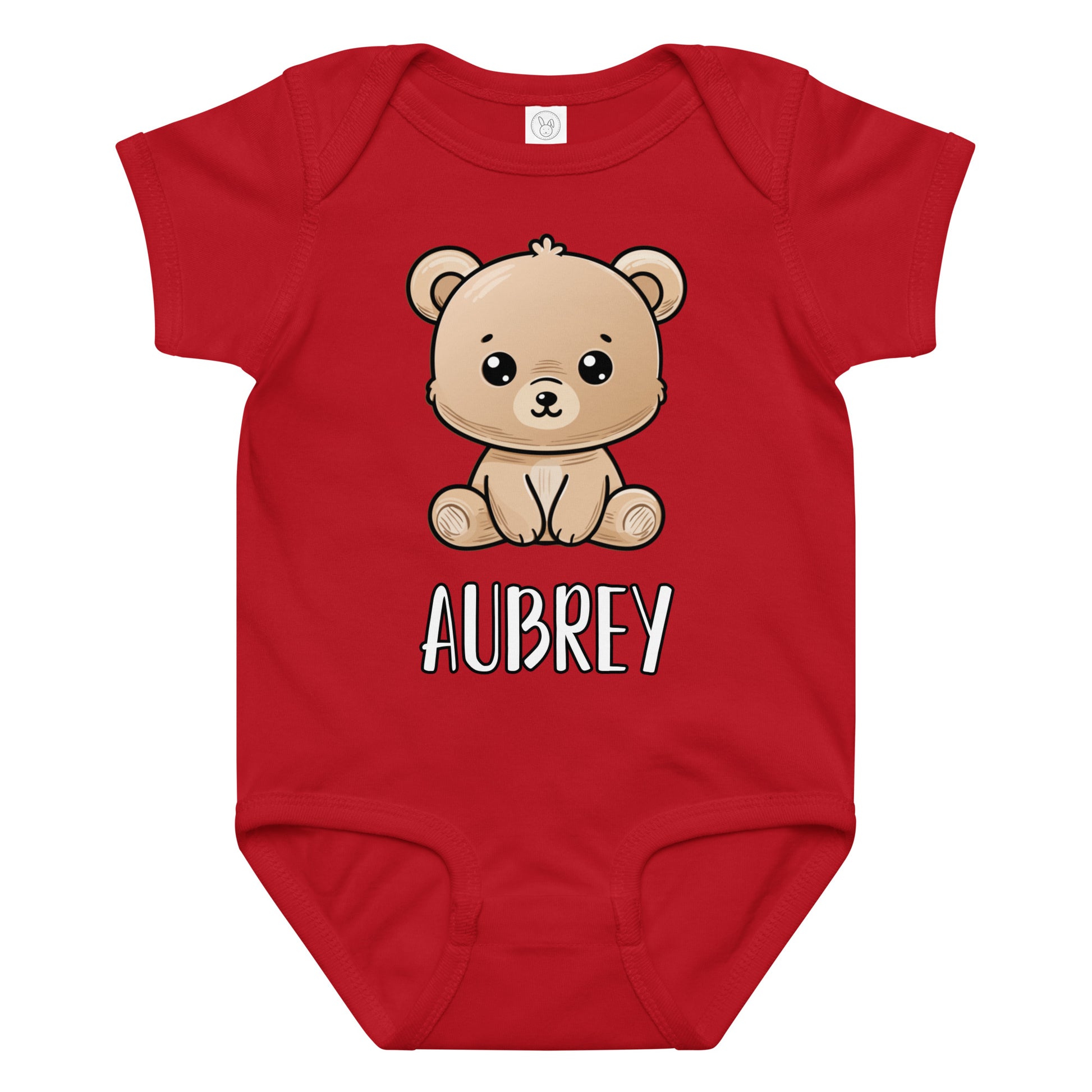 Personalized Baby Bear Infant bodysuit with childs name.