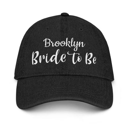 Bride to Be Personalized with name Denim Hat