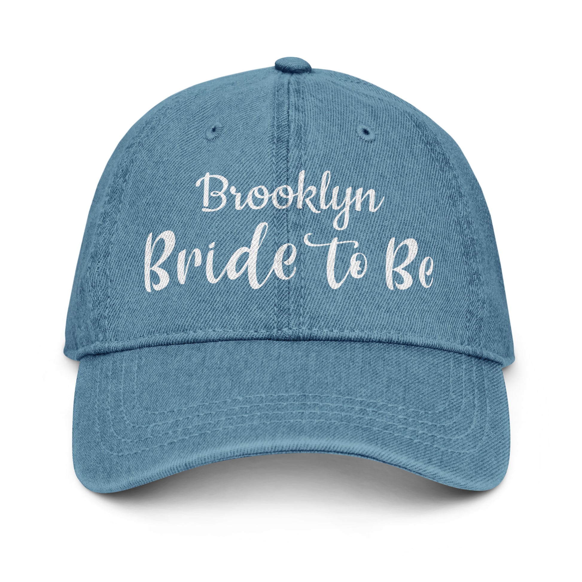 Bride to Be Personalized with name Denim Hat.
