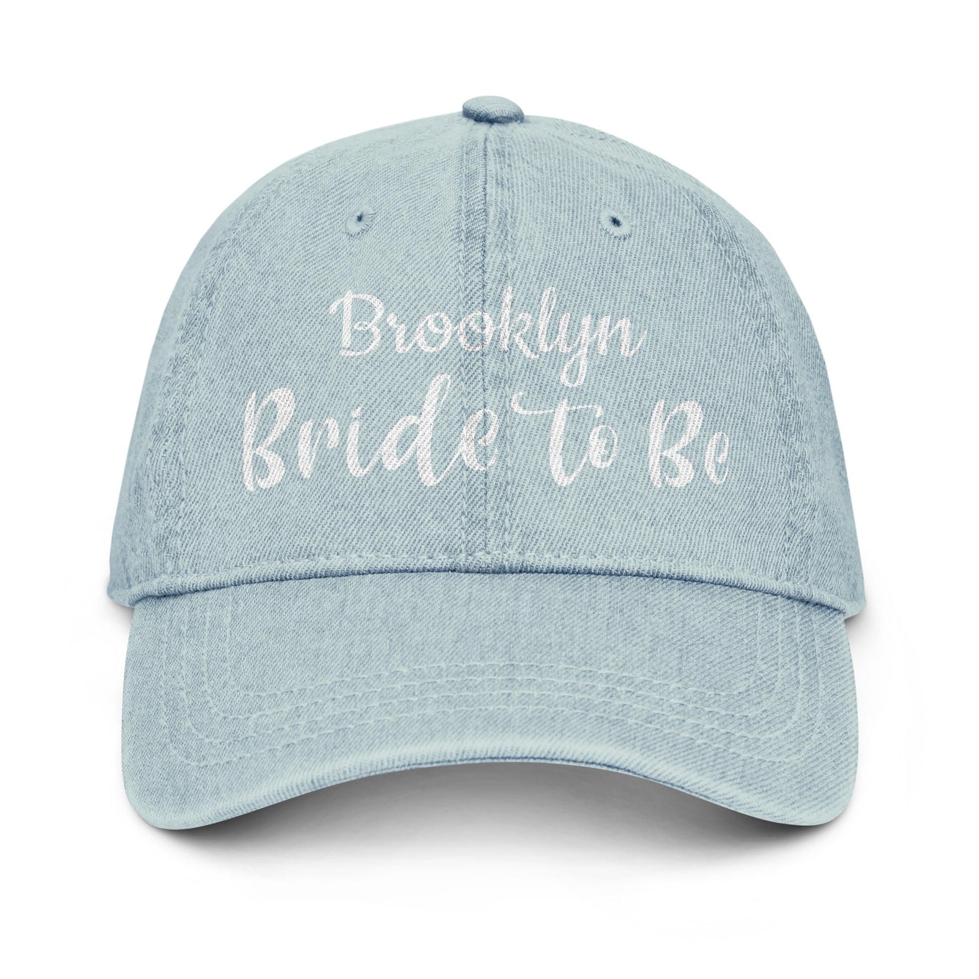 Bride to Be Personalized with name Denim Hat.
