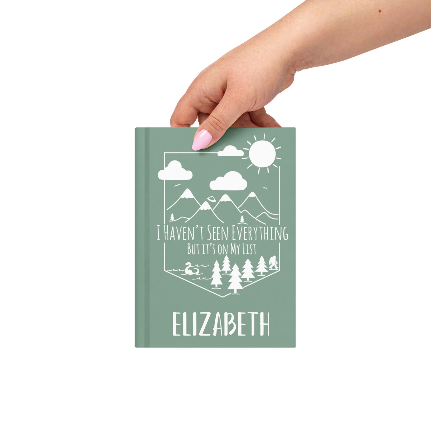 Personalized Adventure Travel Hardcover Journal