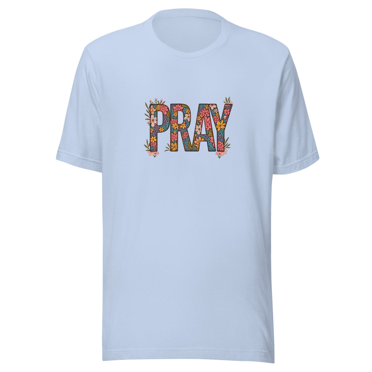 Pray Floral Unisex t-shirt