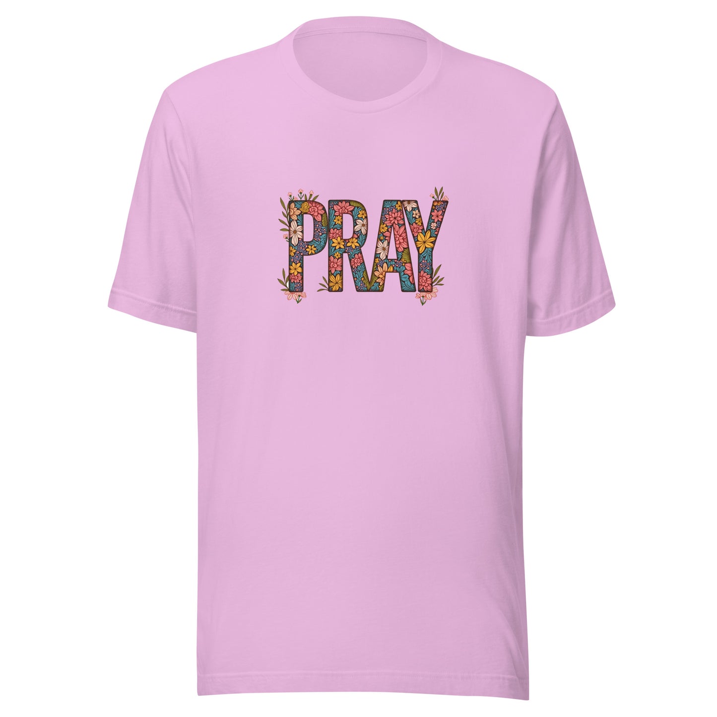 Pray Floral Unisex t-shirt