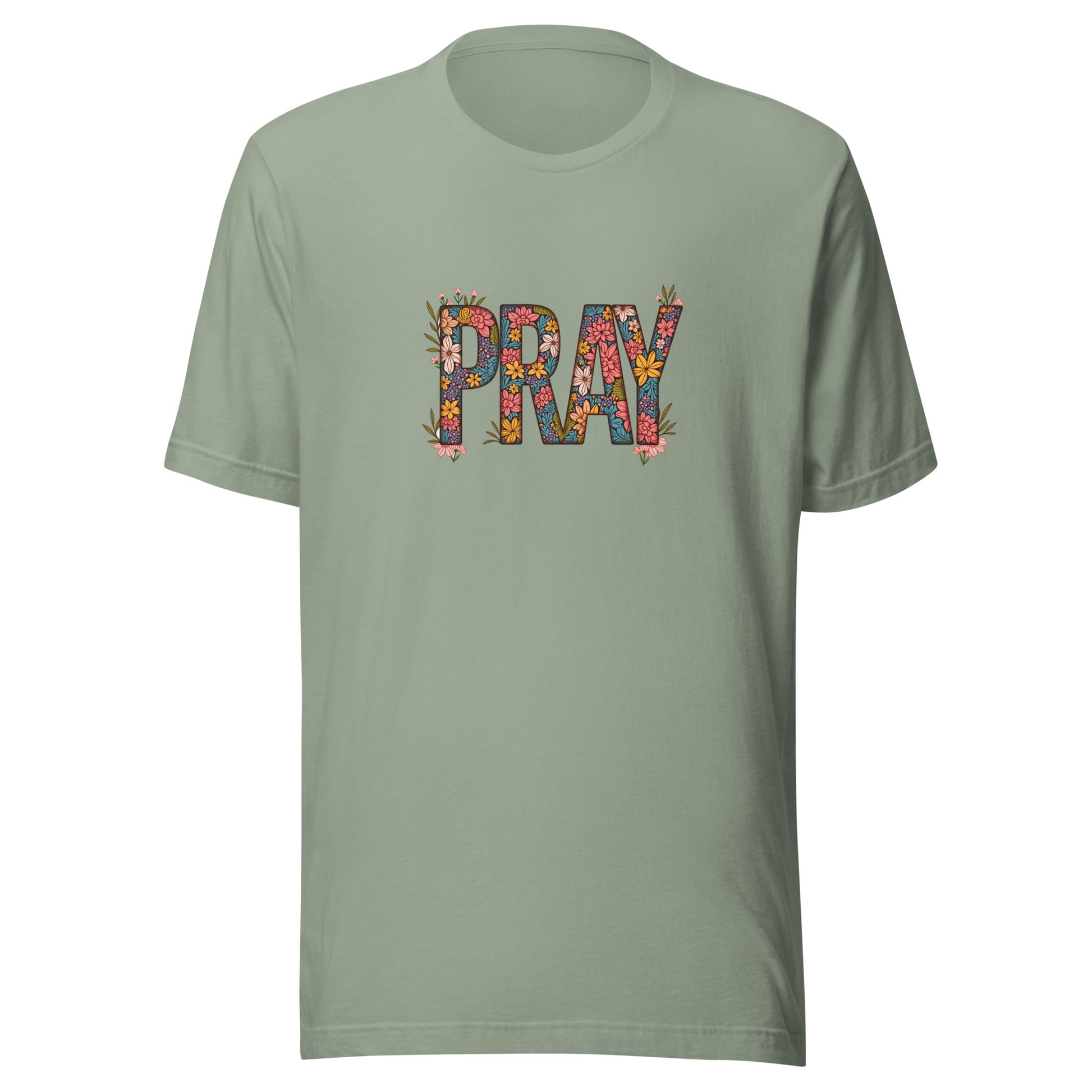 Pray Floral Unisex t-shirt