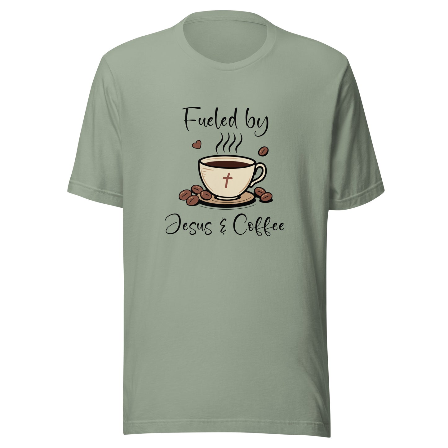 Fueled By Jesus & Coffee Unisex t-shirt