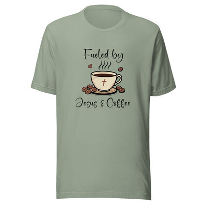 Fueled By Jesus & Coffee Unisex t-shirt