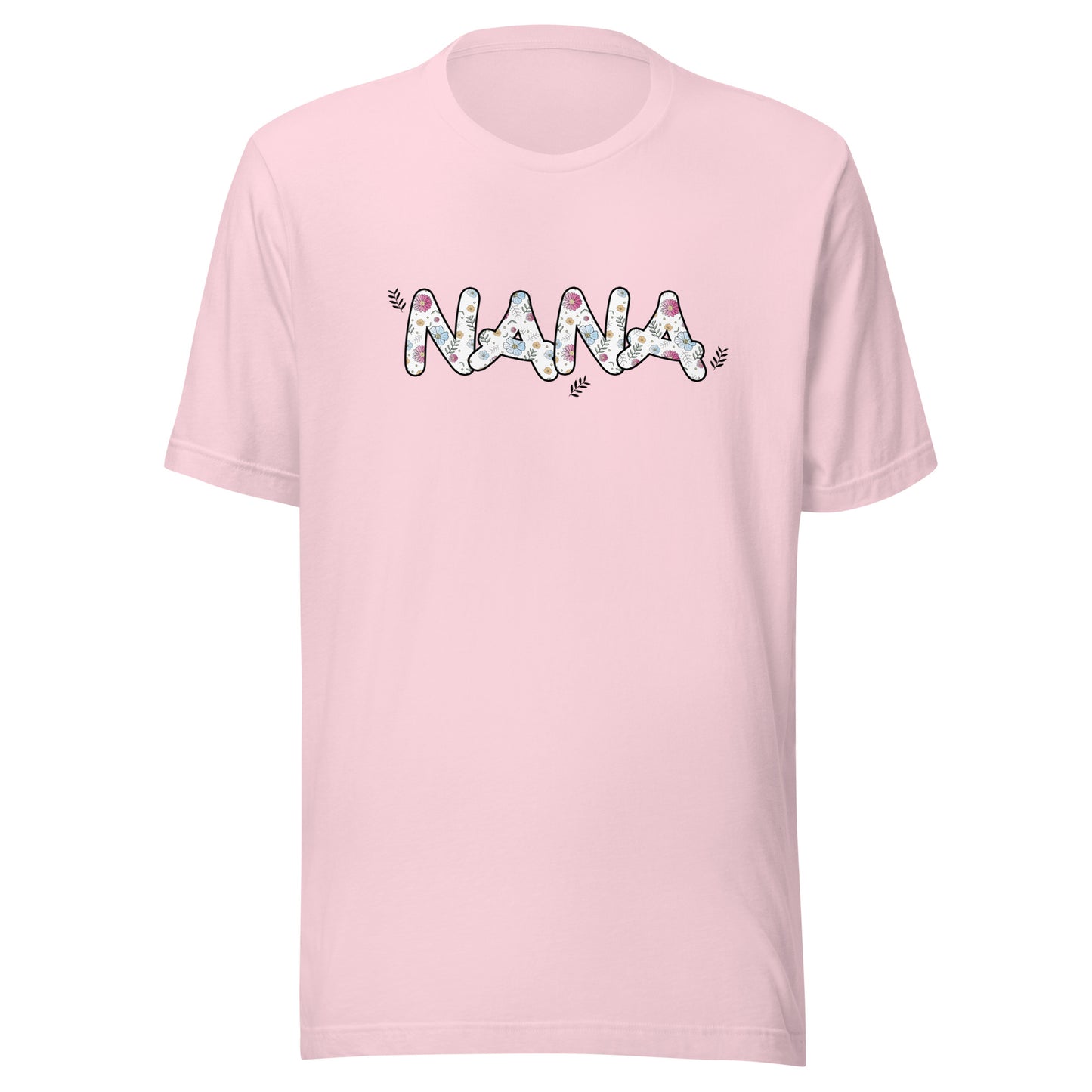pink Short sleeve unisex t-shirt that says Nana.