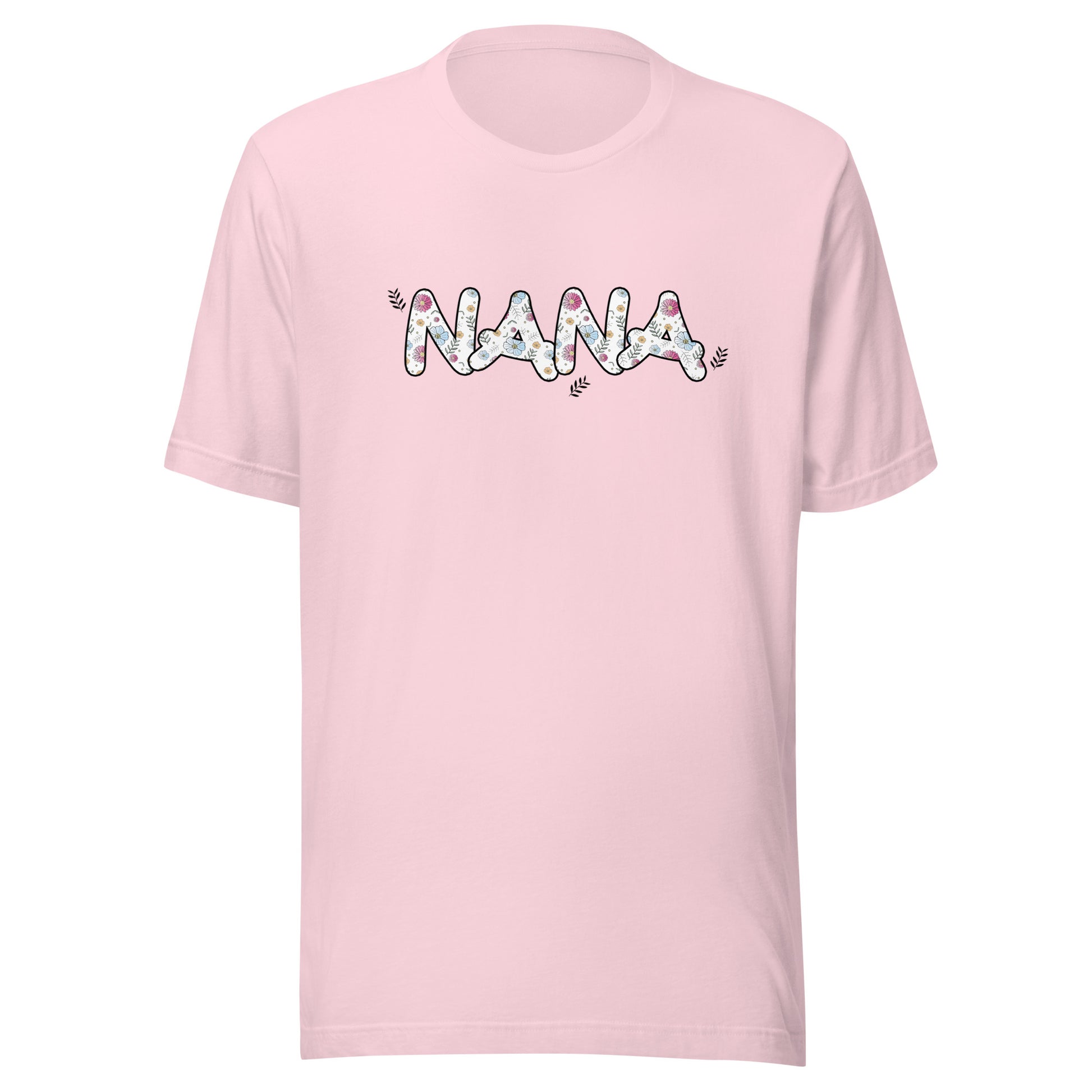 pink Short sleeve unisex t-shirt that says Nana.
