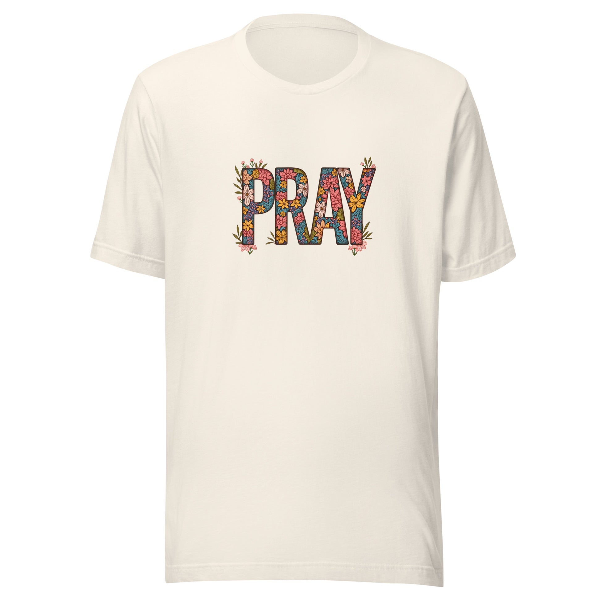 Pray Floral Unisex t-shirt
